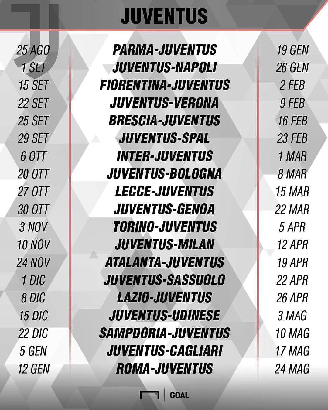 Vergeltung Gewebe Anzeichen Juventus Spielplan Vergrößerung Einblick ...